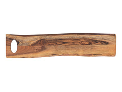 Houten serveerplank decoratief dienblad Thor 70x15cm decoratieplank massief acaciahout