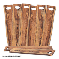 Serveerplanken set van 8 stuks. Thor 70x15cm Massief acaciahout