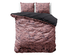 Dekbedovertrek Signature Velvet Katoen Jonas Bruin 200 x 220