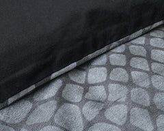 Dekbedovertrek Signature Velvet Katoen Mente Grijs 200 x 220