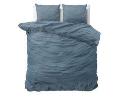 Dekbedovertrek Stonewashed Blauw 200 x 220