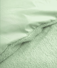 Dekbedovertrek Teddy Light Green 200 x 220