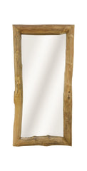Rechthoekige Spiegel - 60x6x120 - Naturel - Teak