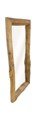 Rechthoekige Spiegel - 60x6x120 - Naturel - Teak