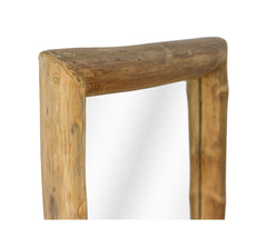 Rechthoekige Spiegel - 60x6x120 - Naturel - Teak