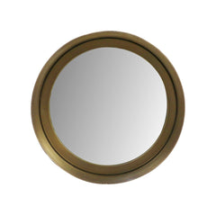 Ronde spiegel - 20x7x20 - Goud - Metaal