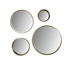 Ronde spiegel - 20x7x20 - Goud - Metaal