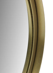 Ronde Spiegel - 40x3x40 - Goud - Metaal