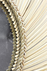 Ronde Spiegel-90x5x90-Natuurlijk-Bamboe