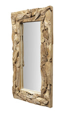 Rechthoekige spiegel Root-160x7-9x90-Naturel-Teak