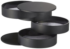 Yamazaki Accessoirelade 4 lagen - Toren - zwart - Sieradenopberger