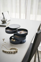 Yamazaki Accessoirelade 4 lagen - Toren - zwart - Sieradenopberger